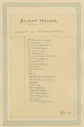 List of Characters